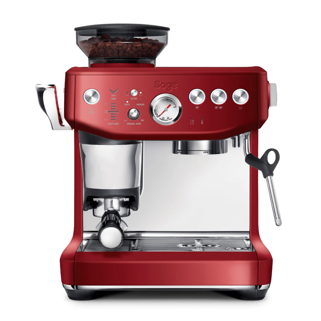 Sage Barista Impress SES876 Espressomachine Sexy Red - Gereviseerd, 12 Maanden Garantie