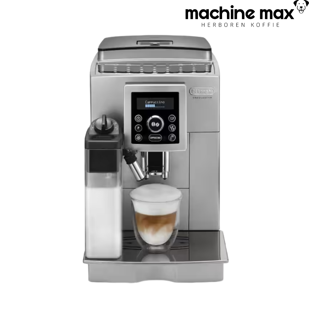 Delonghi Ecam 23.450B Koffiemachine - LET OP: ZONDER KAN, LELIJKE STAAT, Gereviseerd, 12 Maanden Garantie