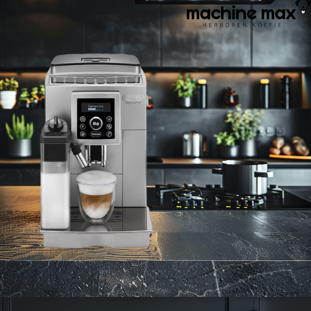 Delonghi Ecam 23.450B Koffiemachine - LET OP: ZONDER KAN, LELIJKE STAAT, Gereviseerd, 12 Maanden Garantie