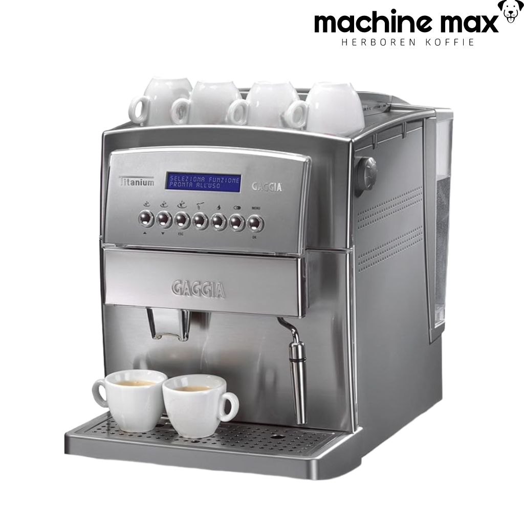 Gaggia Titanium Koffiemachine - Gebruikerssporen, Gereviseerd, 12 Maanden Garantie