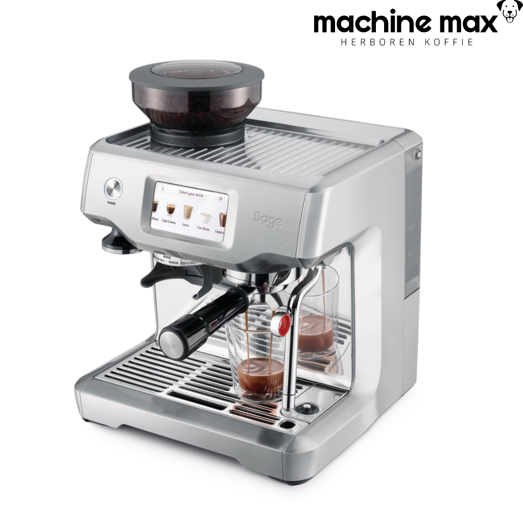 Sage The Barista Touch SES880 BSS Kaffeemaschine – generalüberholt, neuwertig, 12 Monate Garantie