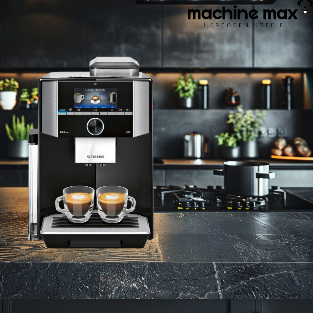 Siemens EQ9 S500 Kaffeemaschine – Edelstahlfarbe, sehr schön! Gebrauchsspuren, 12 Monate Gar!